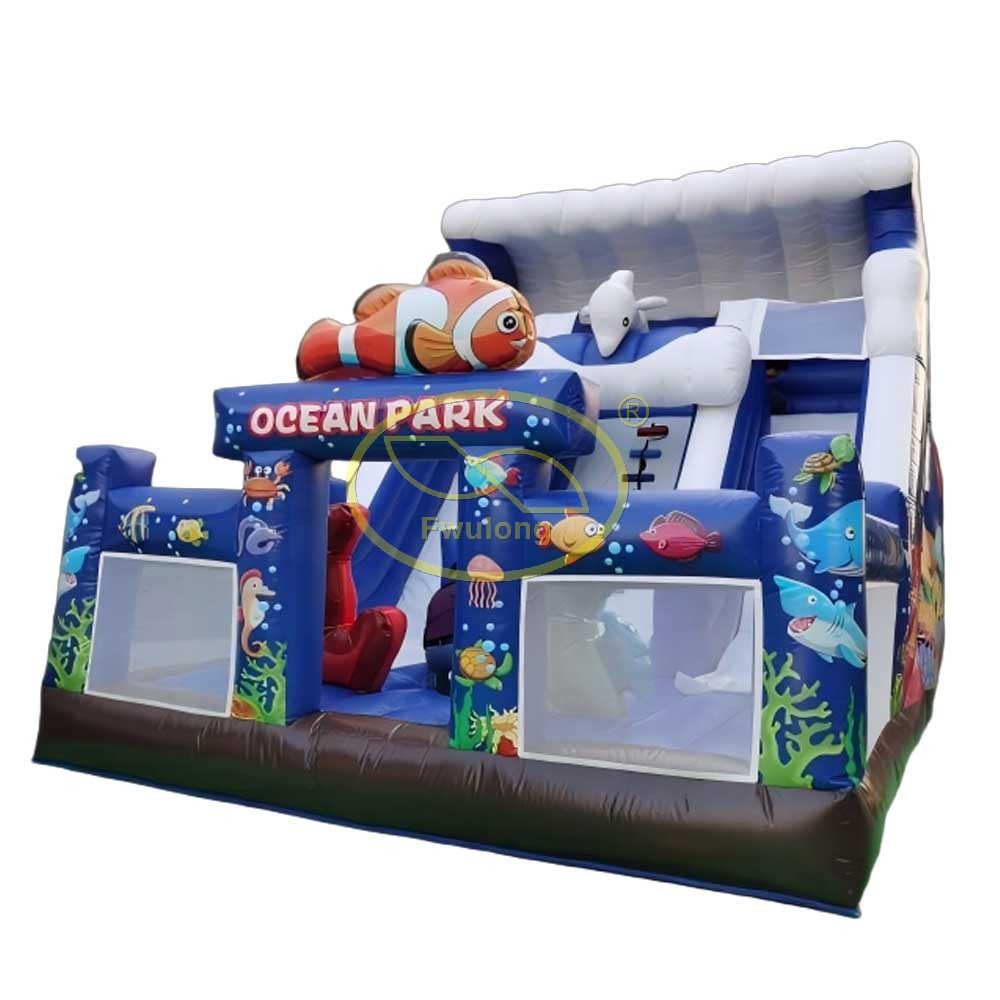Inflatable Glass Slide FU-GS28